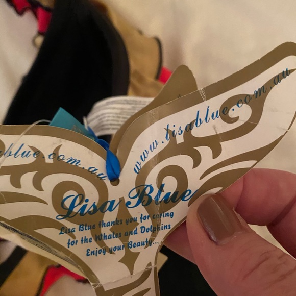 Lisa Blue Halter Bikini - Picture 6 of 8